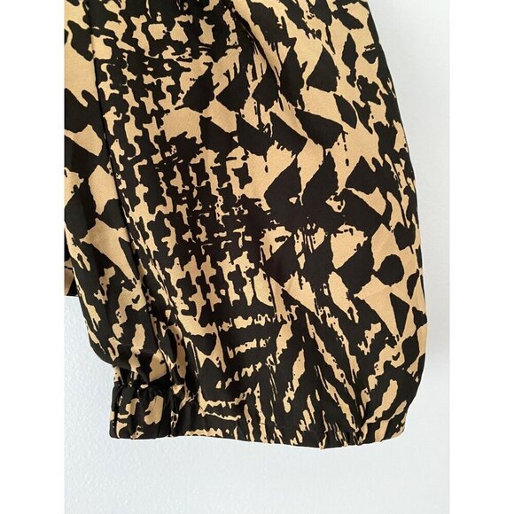 Atmosphere Womens UK 12 Black & Gold Abstract Print Joggers - Picture 5 of 12